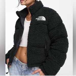 The North Face Black Teddy Jacket Cozy Sherpa Style
